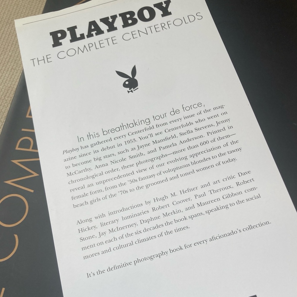 PLAYBOY COMPLETE CENTERFOLDS /ANGLAIS Hardcover - Picture 8 of 8